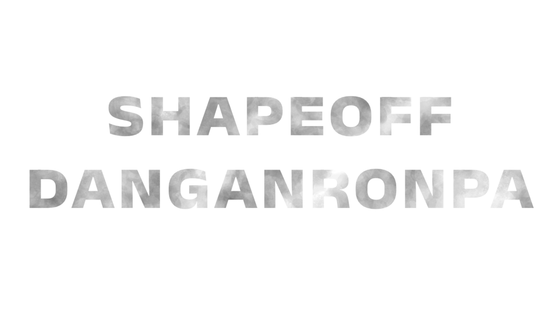Shapeoff Danganronpa Logo
